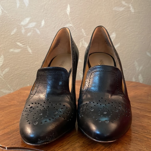 Navy Nine West Oxford - Picture 2 of 4